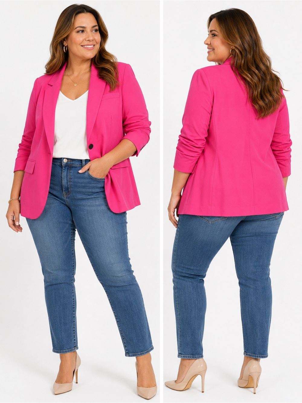 Sans Souci Blazer Large‎ Pink